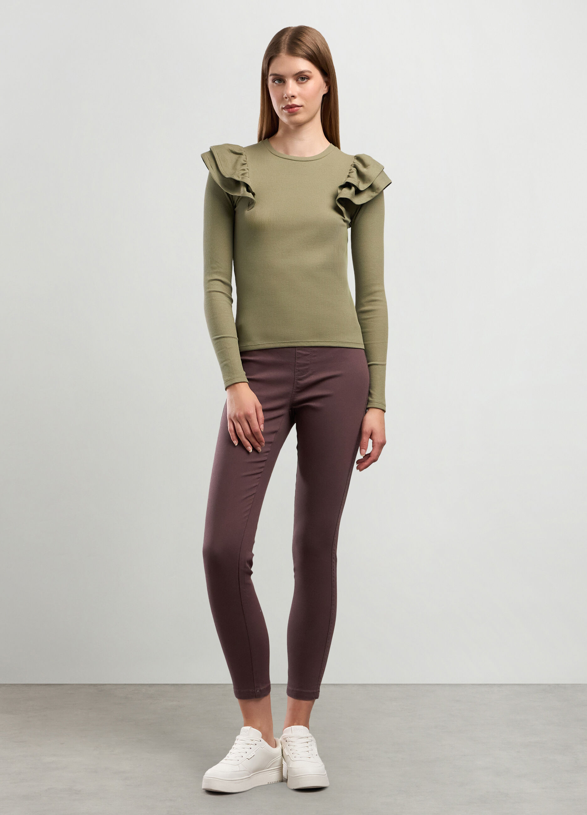 Jeggings in misto cotone stretch donna_0