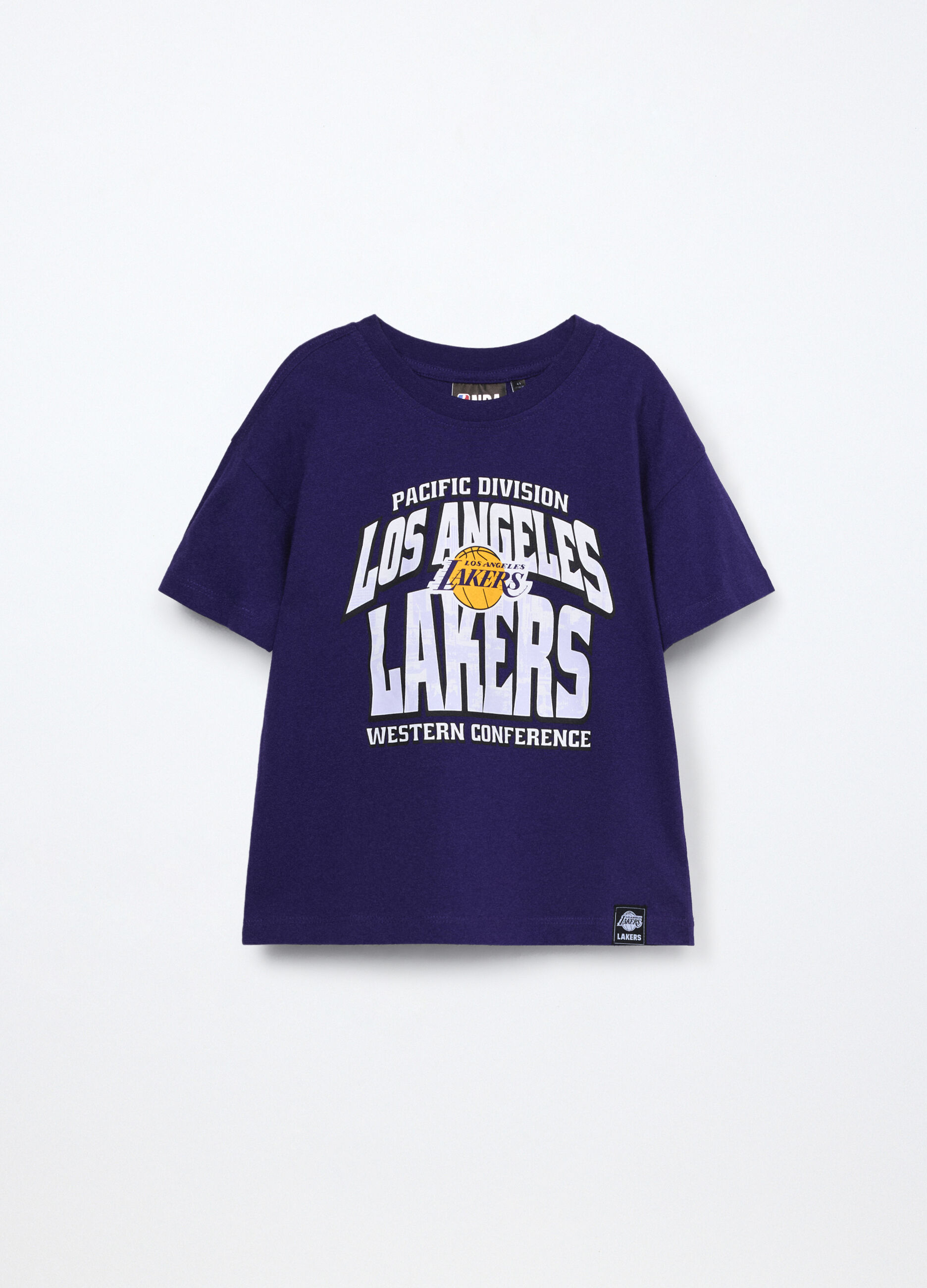 T-shirt NBA in jersey di puro cotone bambino_0