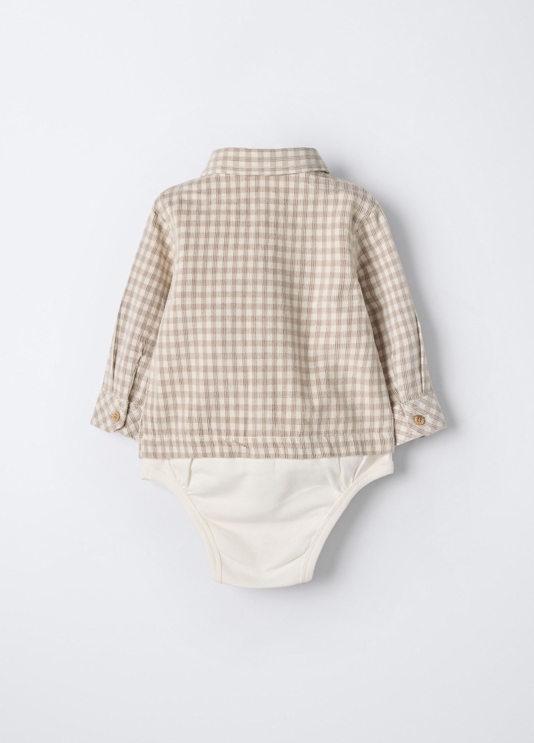 Body camicia in velluto a coste neonato_1