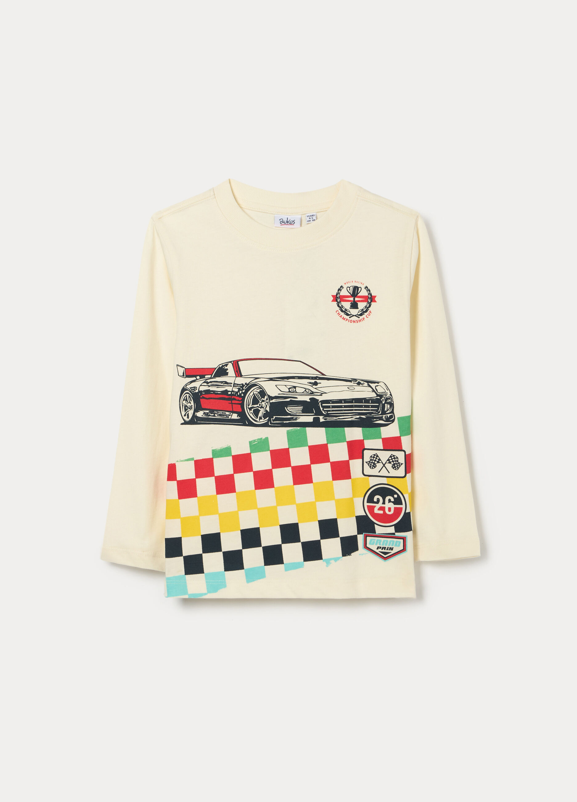 T-shirt in jersey di puro cotone bambino_0