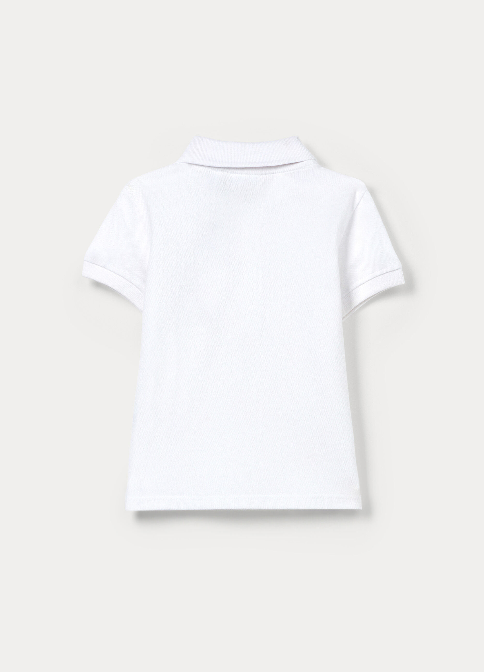 Polo in puro cotone Piquet bimbo