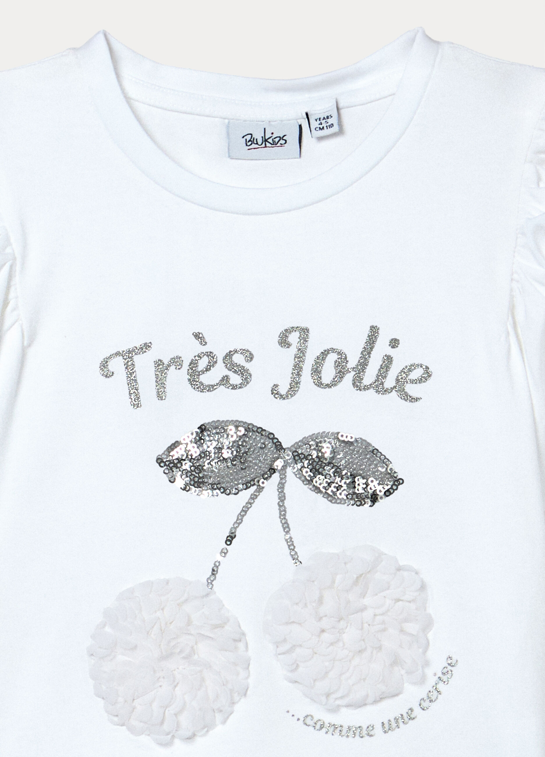 T-shirt in jersey di cotone stretch bambina_2