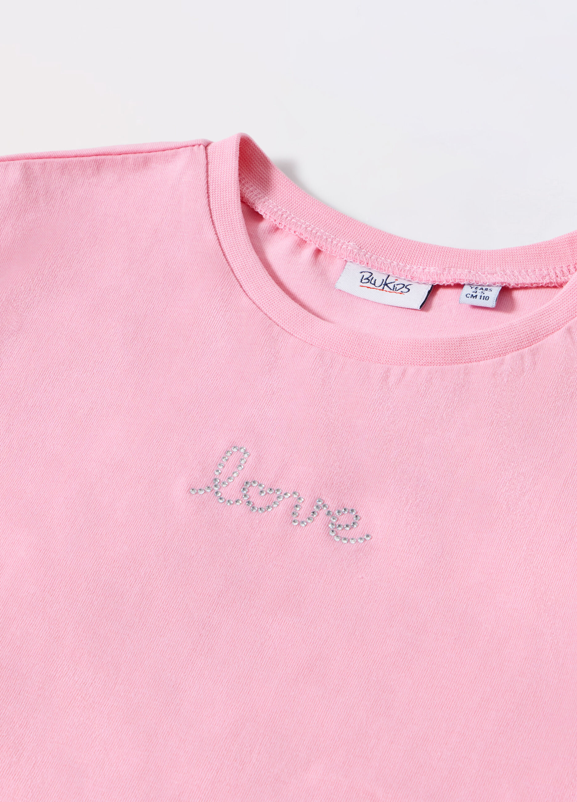 T-shirt in jersey di puro cotone bambina_1
