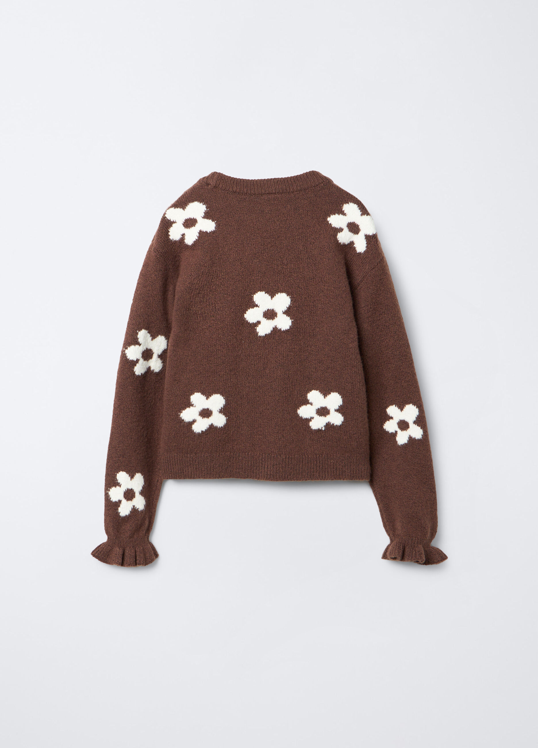 Pullover jaquard misto cotone bambina_1
