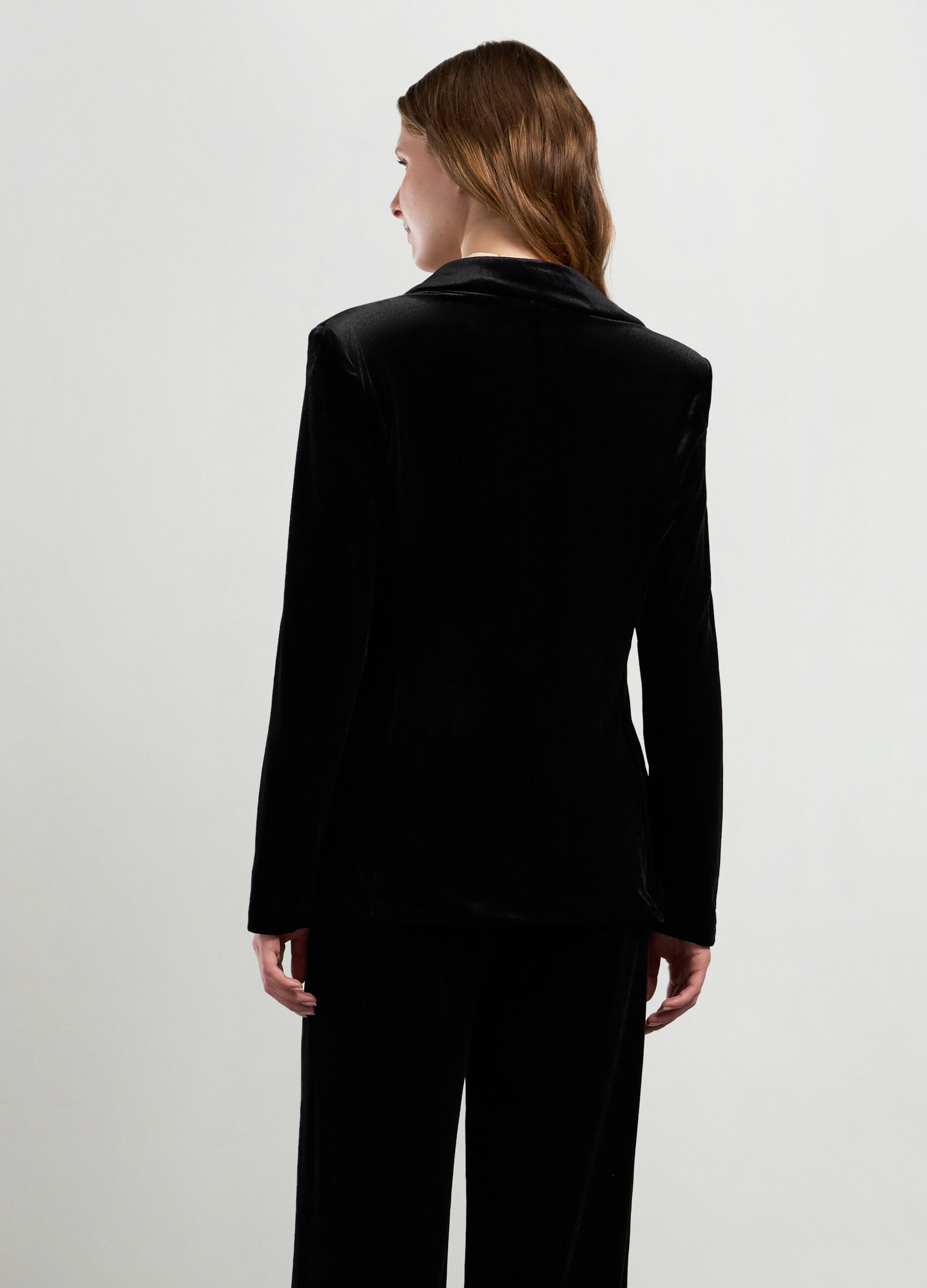 Blazer in velluto donna_1