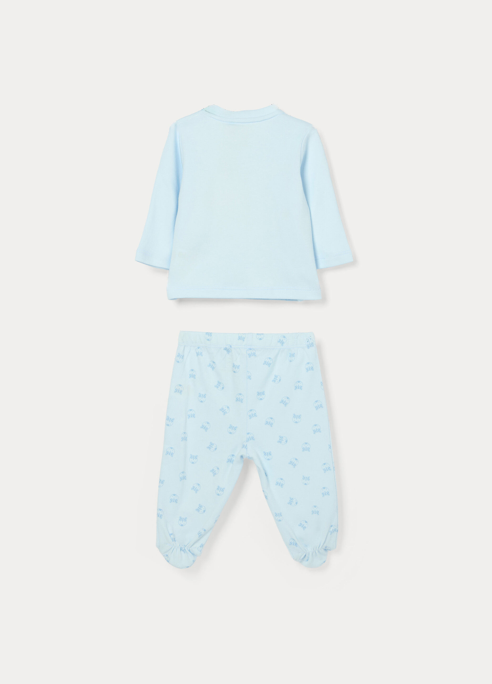 Set in interlock di puro cotone neonato_1