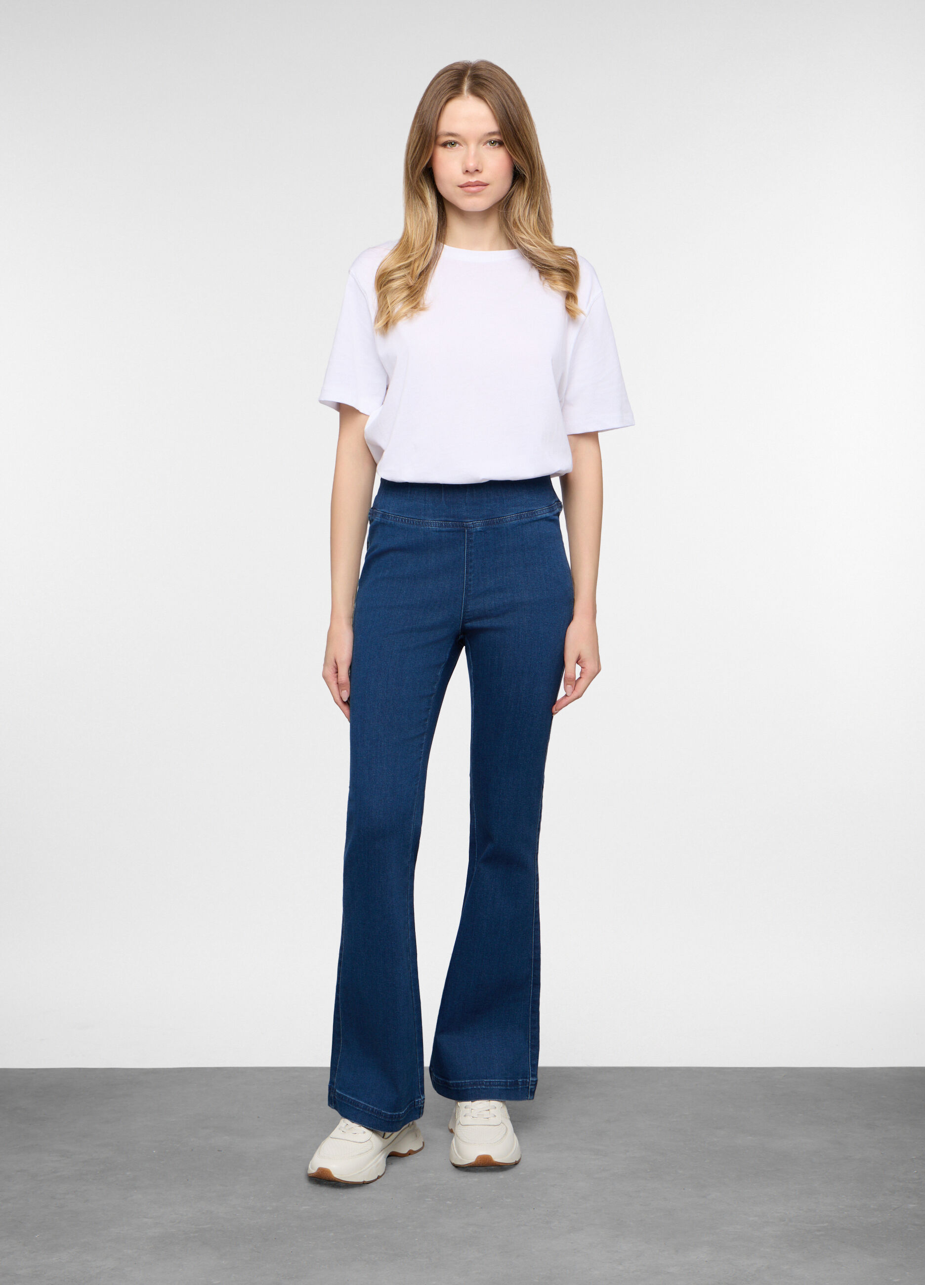 Jegging flare denim stretch donna _0