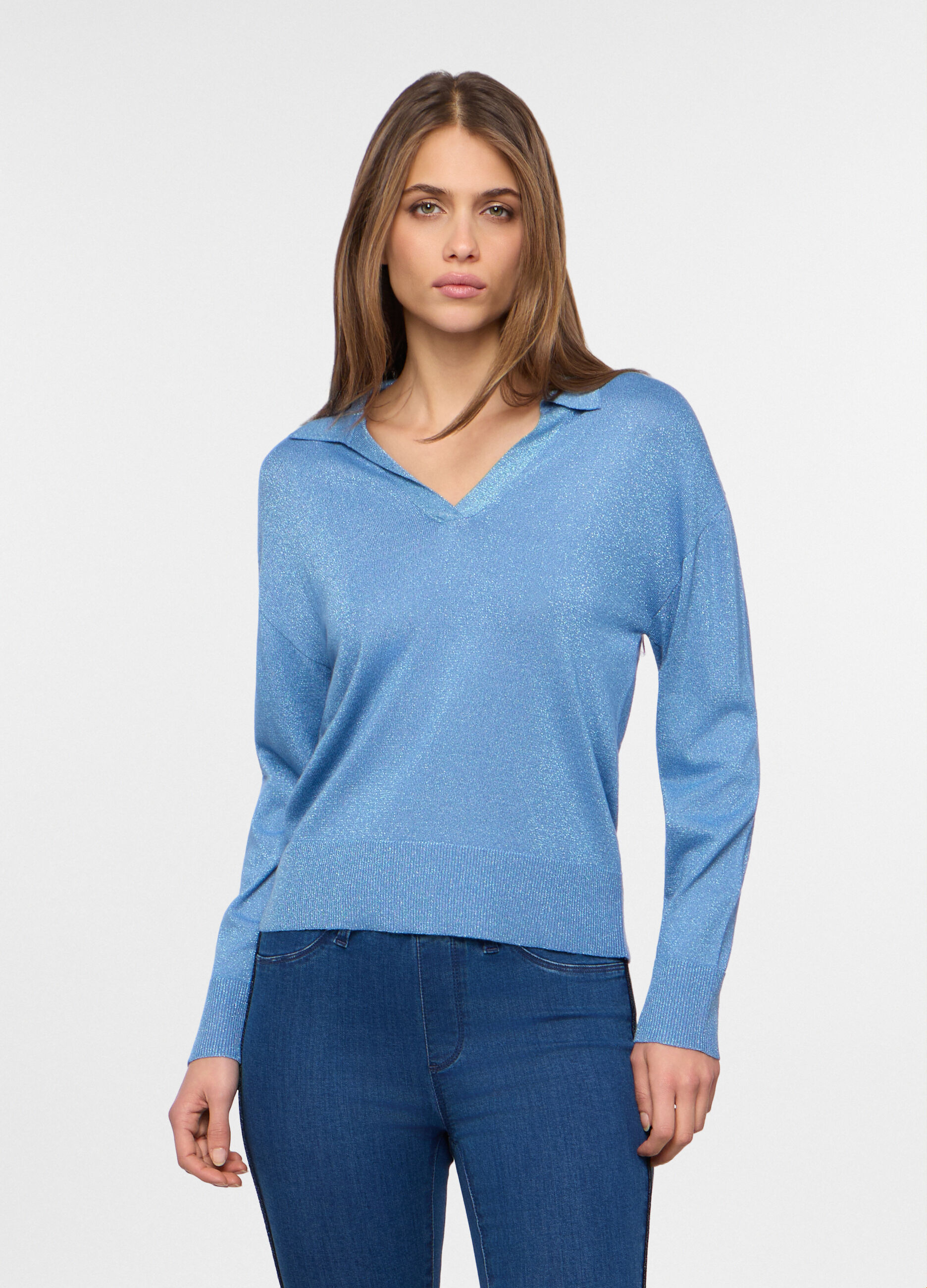 Polo tricot misto viscosa donna_0