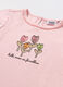 T-shirt in jersey di cotone stretch neonata_1