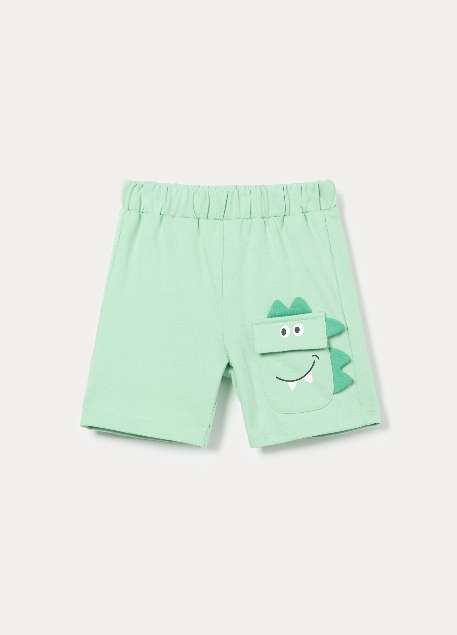 Shorts in french terry di puro cotone bimbo_0