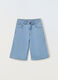 Shorts in denim di misto cotone ragazzo_0