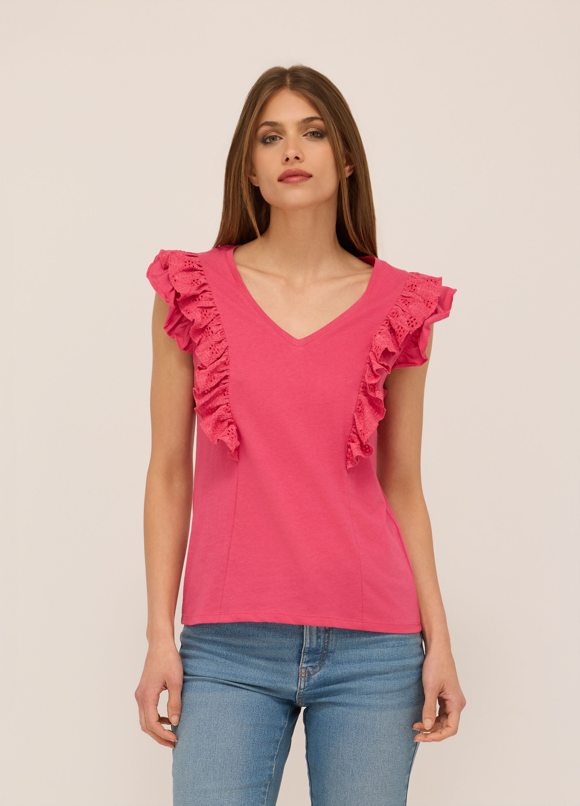 Canotta in jersey di puro cotone donna_0
