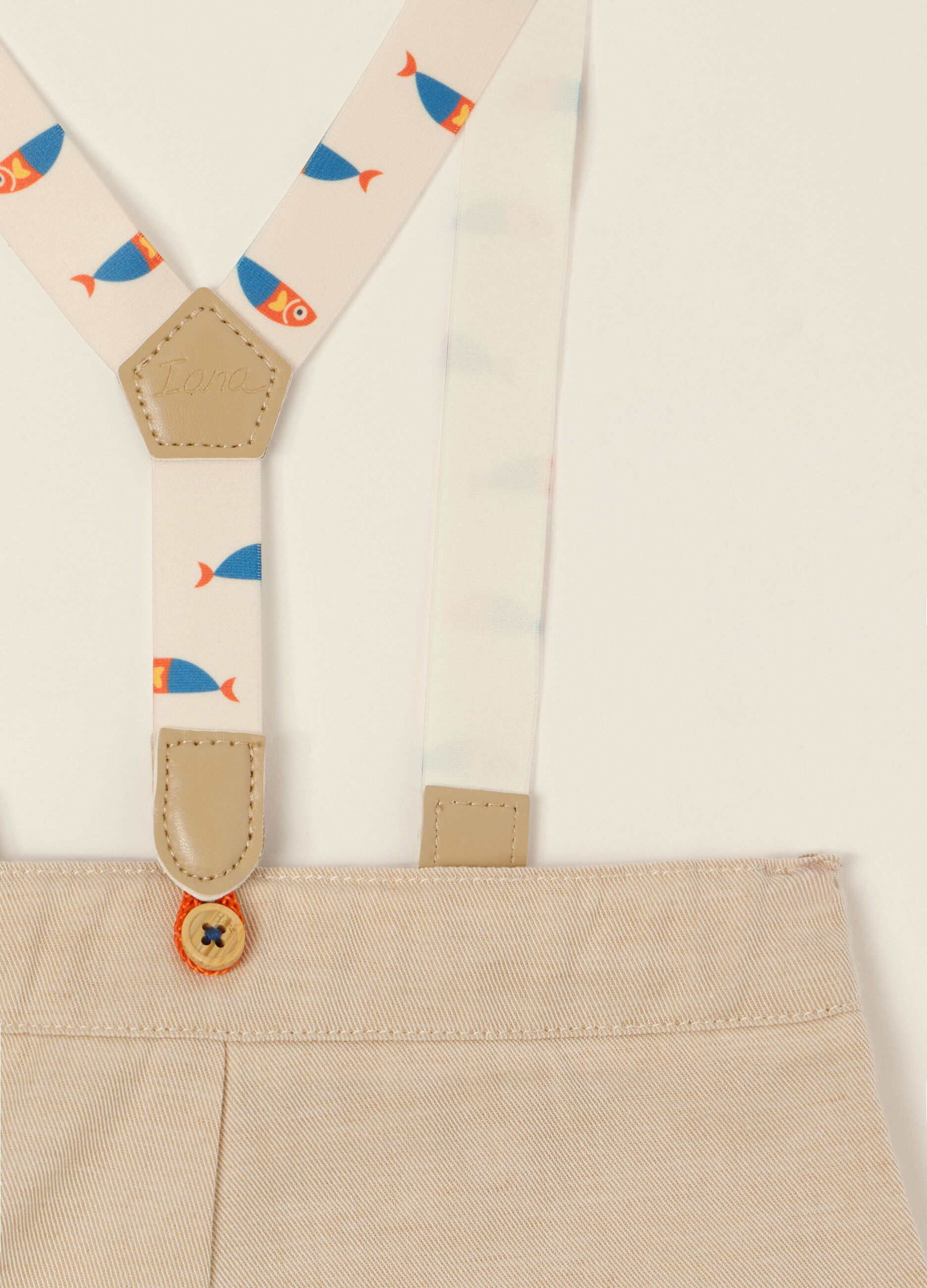 Shorts in twill misto lino IANA _2