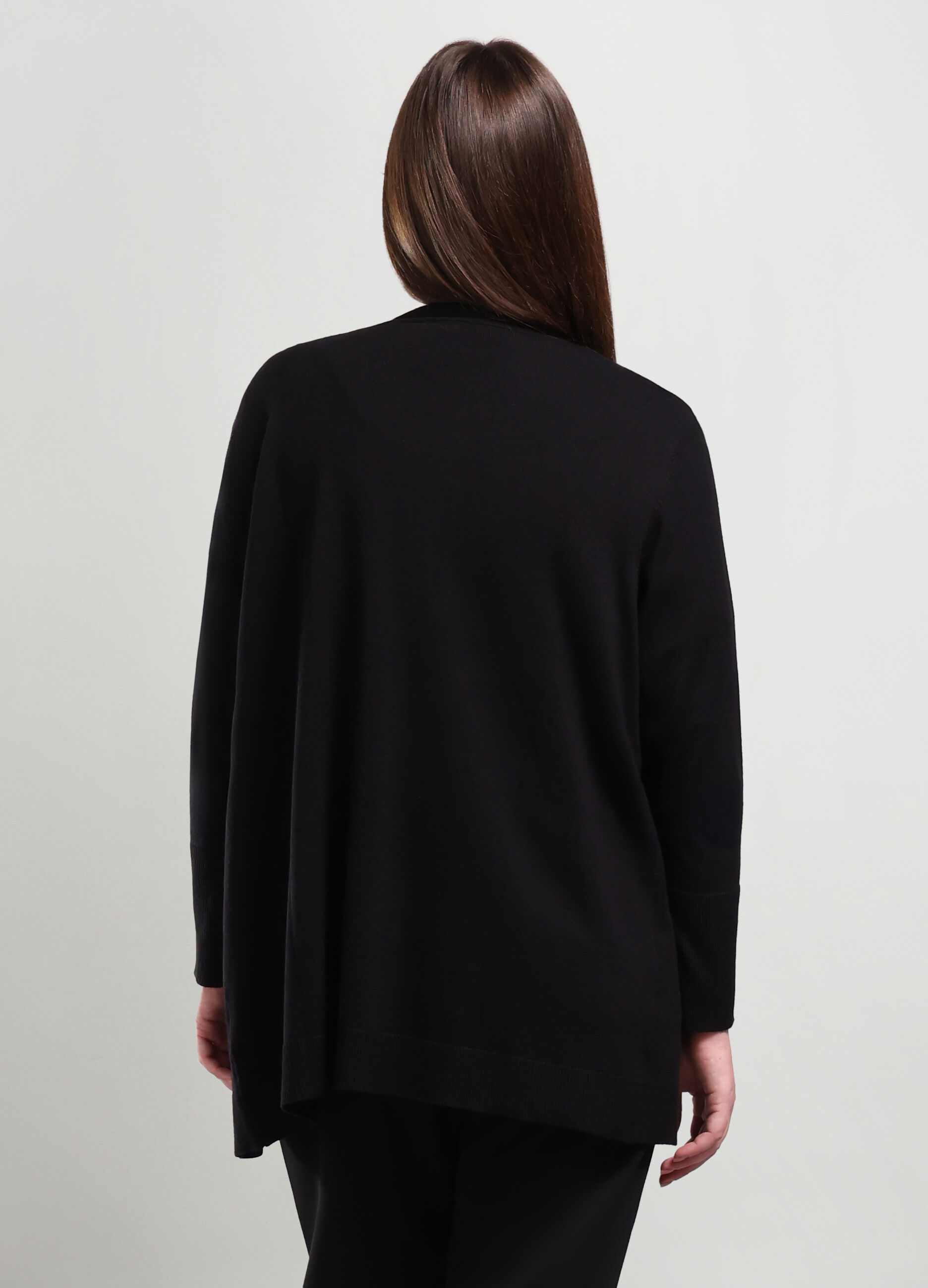 Cardigan tricot misto viscosa donna curvy_1