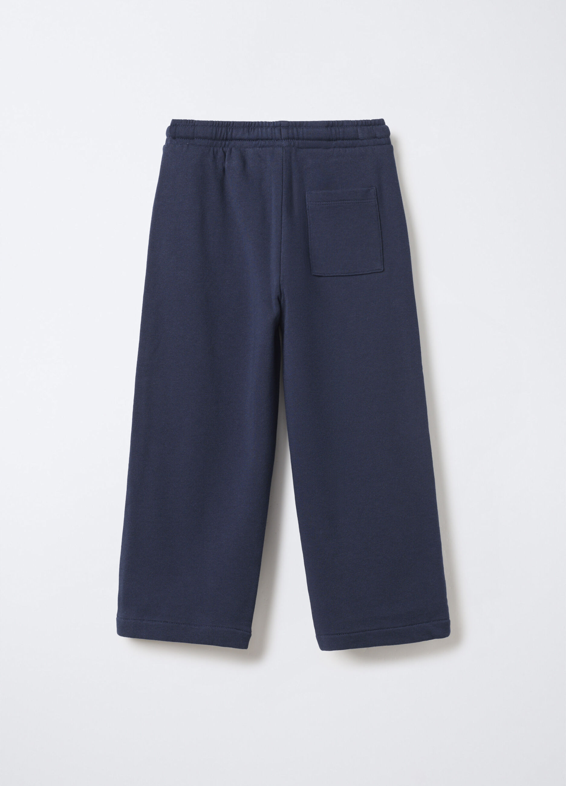 Jogger in cotone garzato Fit Regular bambino _1
