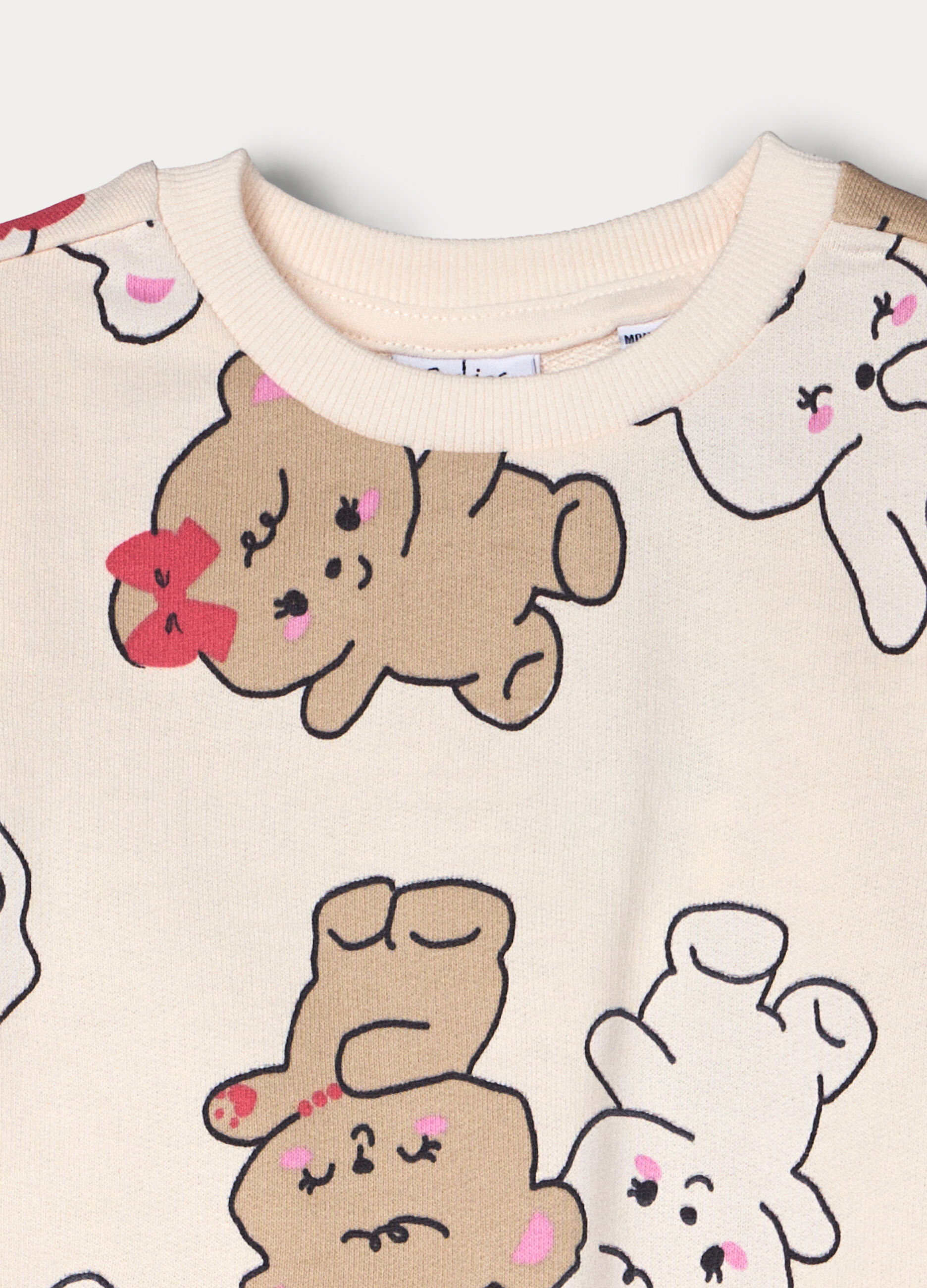 Jogging set in french terry di cotone stretch bimba_2