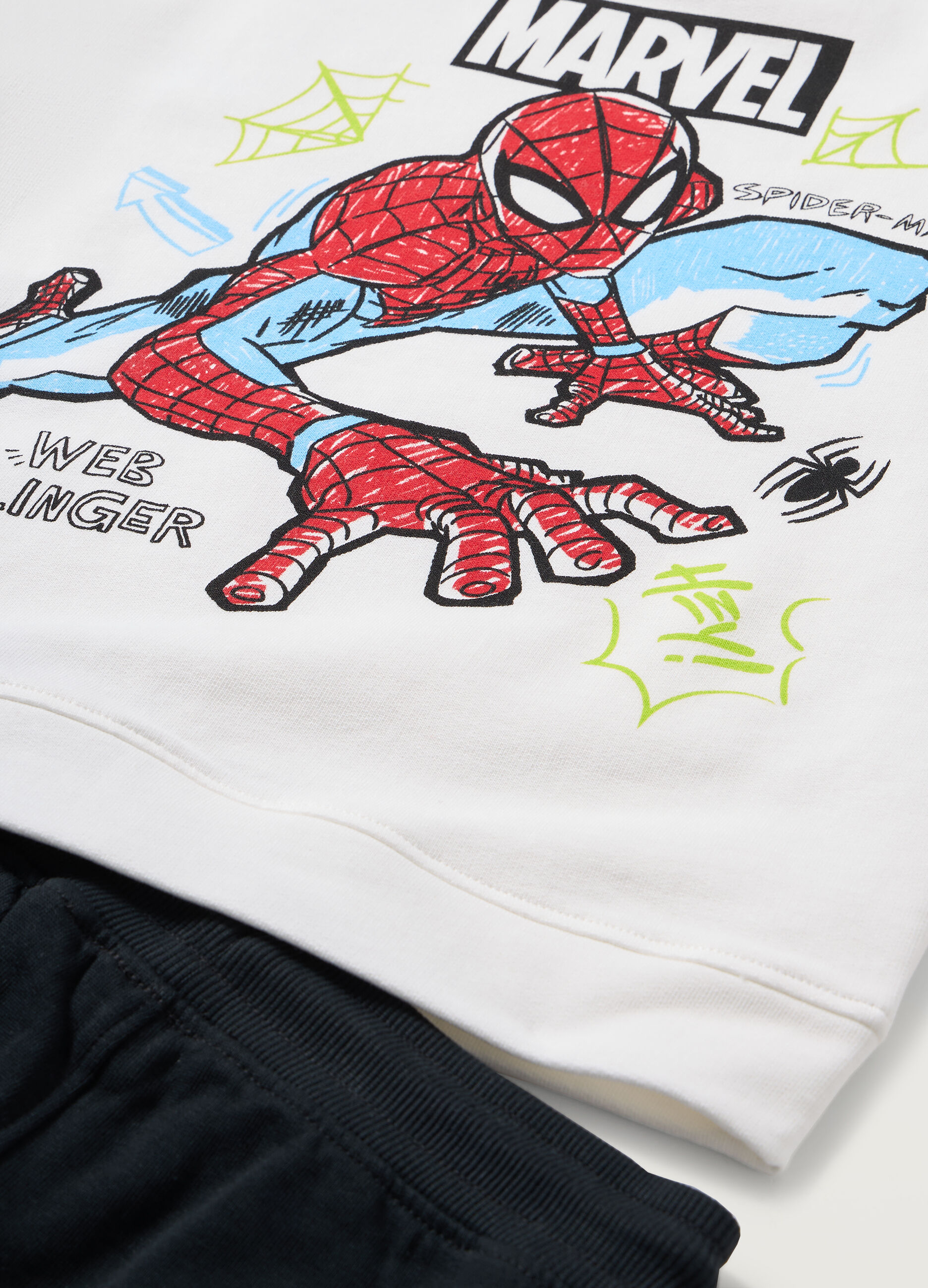 Jogging set in felpa di puro cotone bambino_1