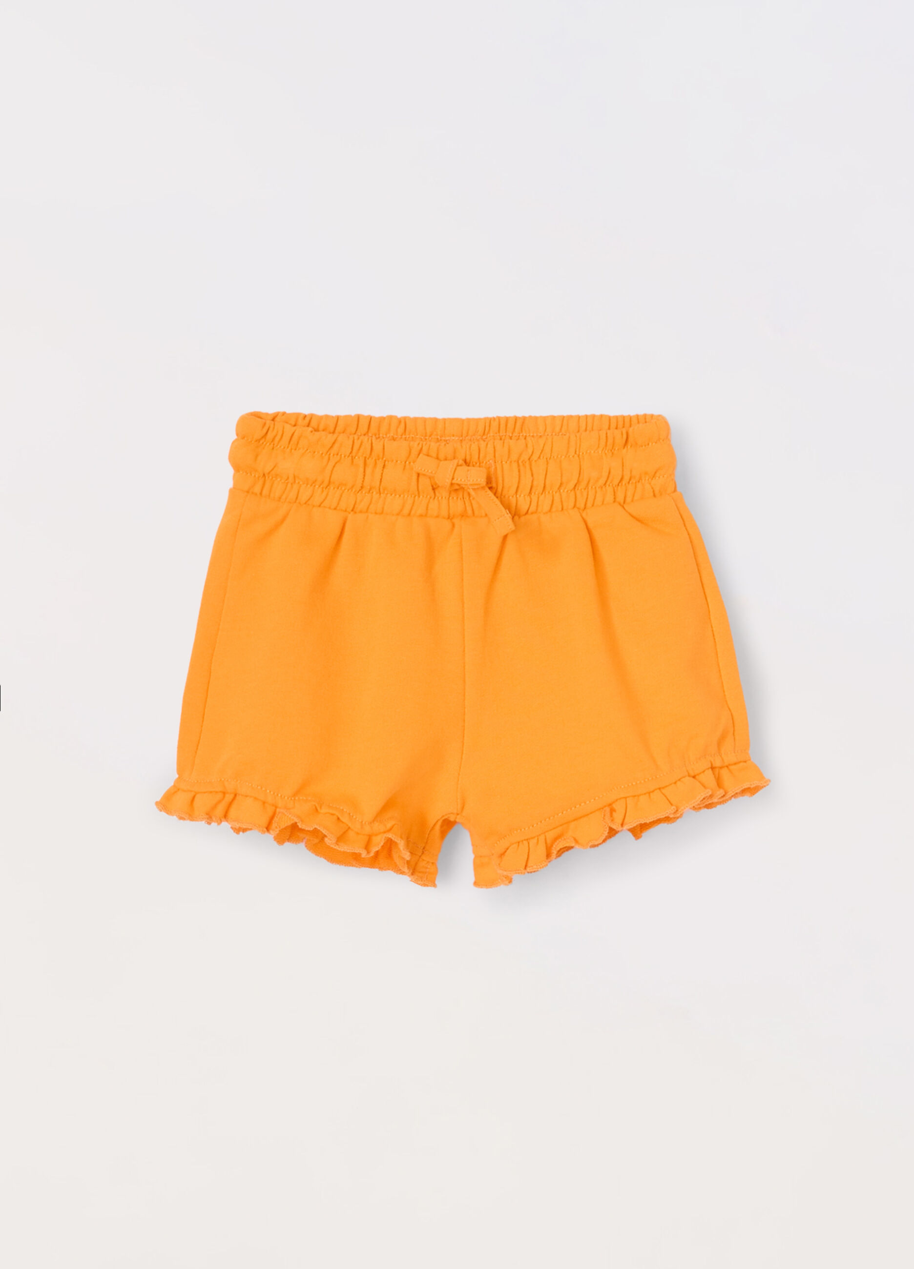 Shorts in french terry di puro cotone neonata_0