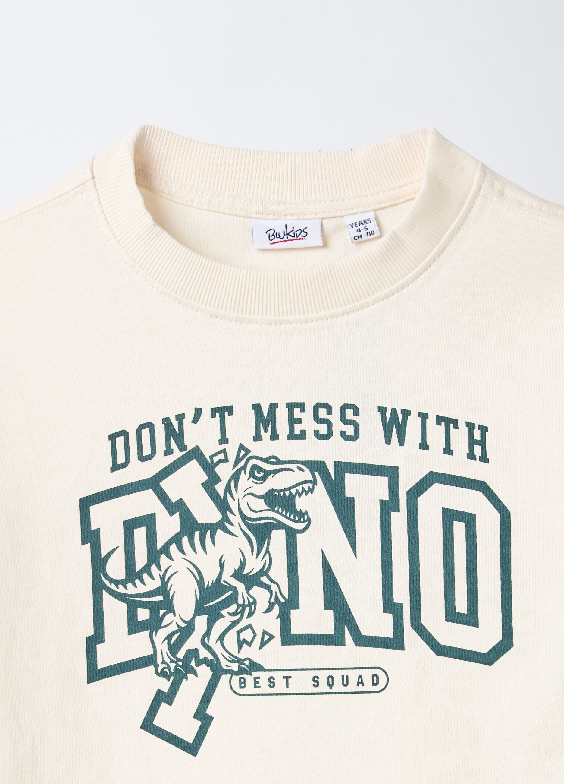 T-shirt girocollo in jersey di puro cotone bambino_2