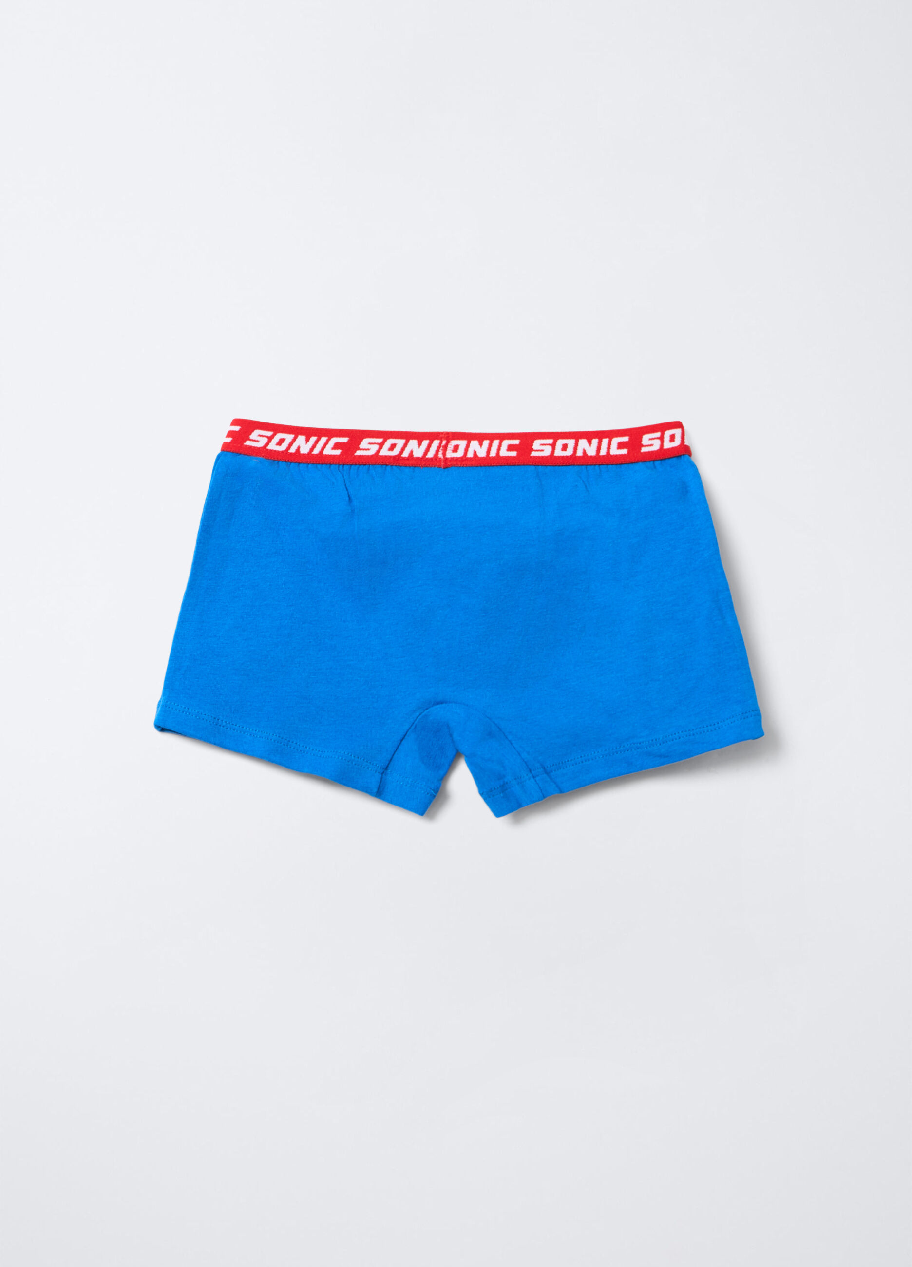 Pack 3 boxer Sonic in jersey di cotone stretch bambino_1