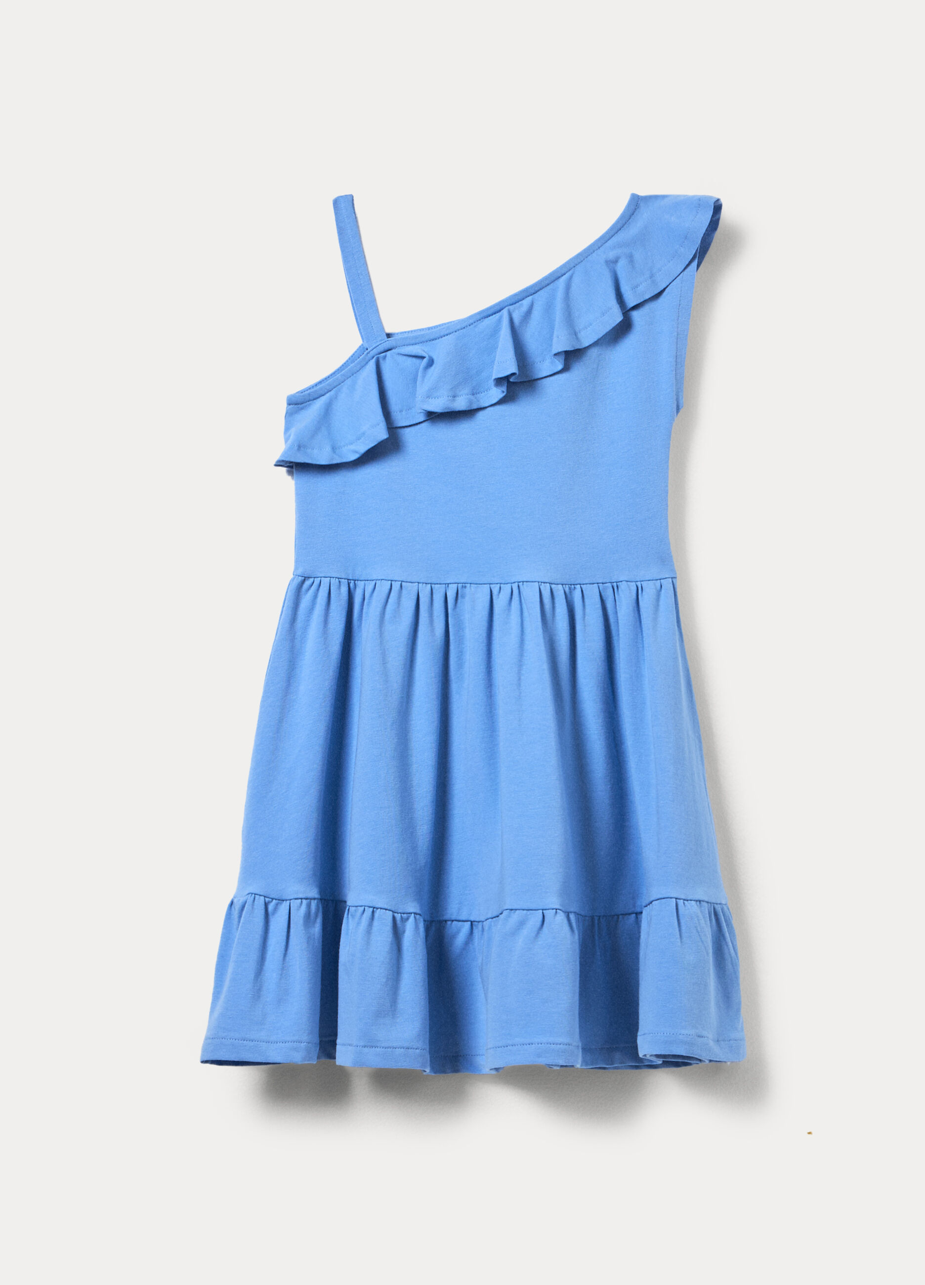 Vestito in jersey di cotone stretch bambina_0