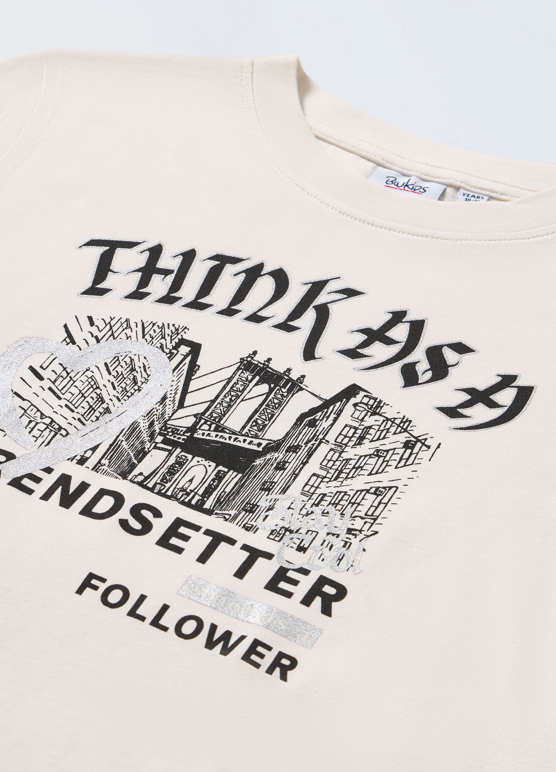 T-shirt in puro cotone ragazza_1