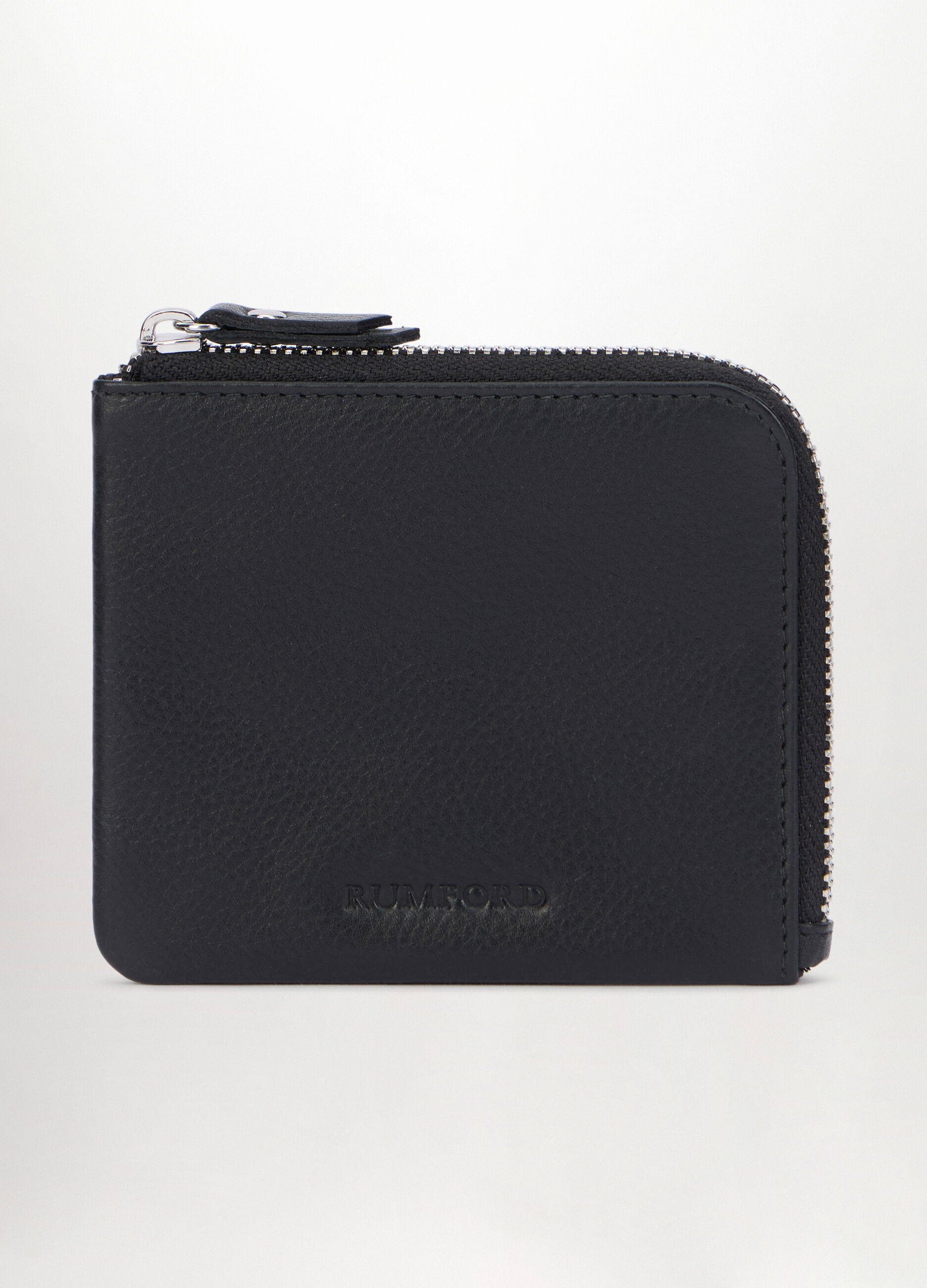 Portamonete in vera pelle con zip uomo_0