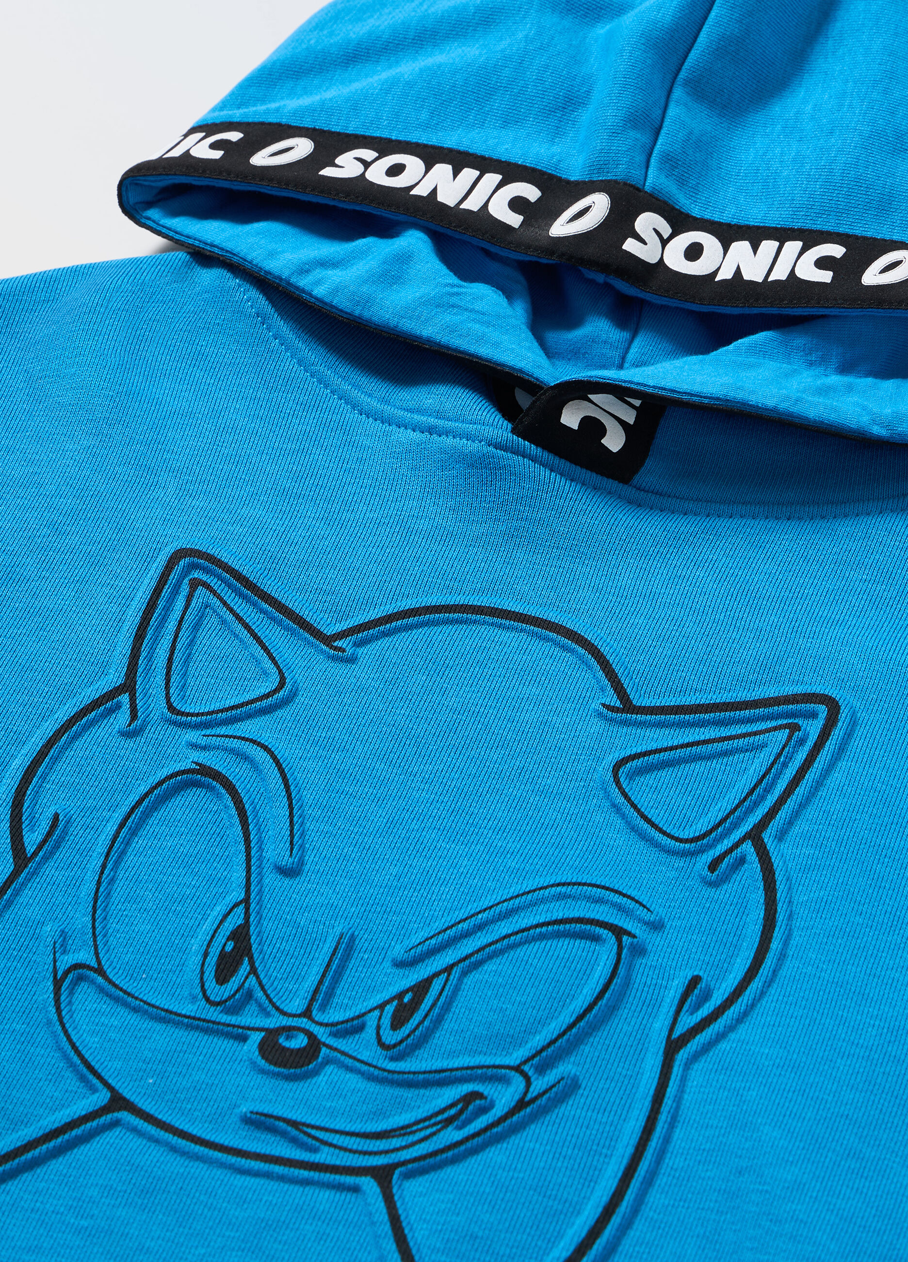 Felpa Sonic in french terry bambino_1