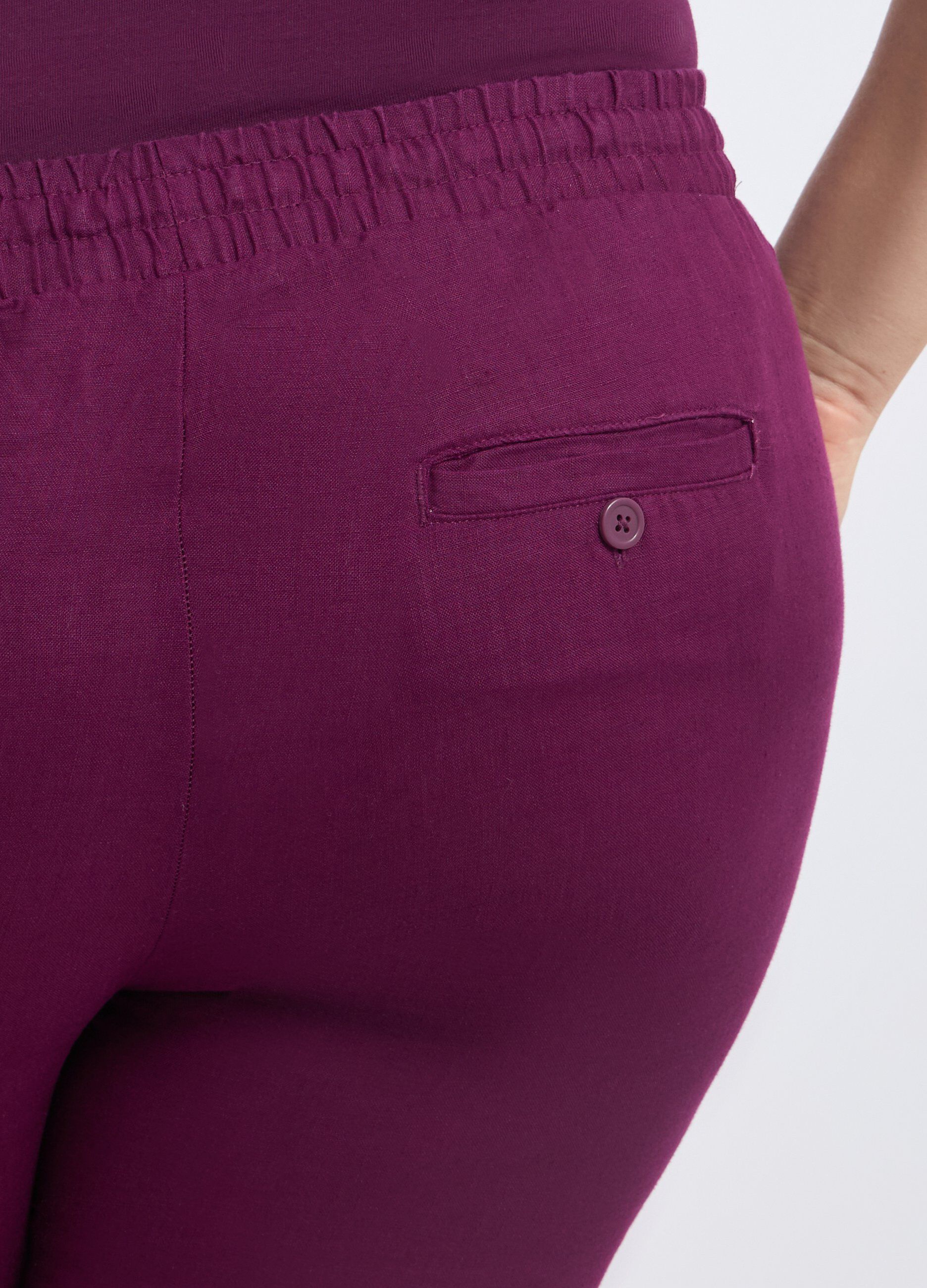 Pantaloni in puro lino donna curvy_2
