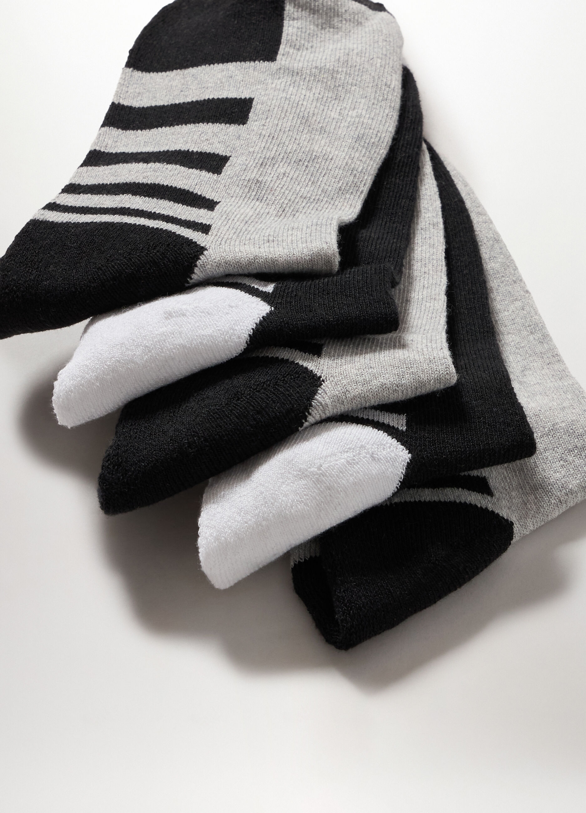 5 pack calzini sneaker in misto cotone uomo_1