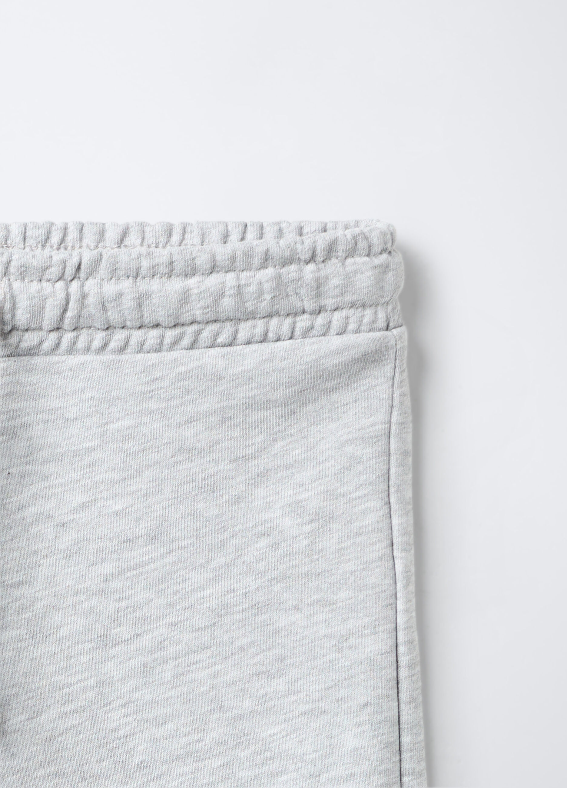 Jogger in misto cotone garzato Flare Fit ragazza_3