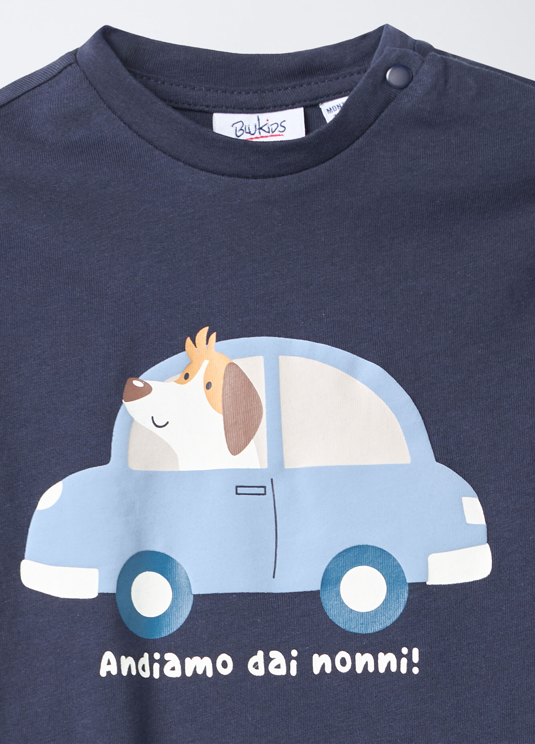 T-shirt girocollo in jersey di puro cotone bimbo_2