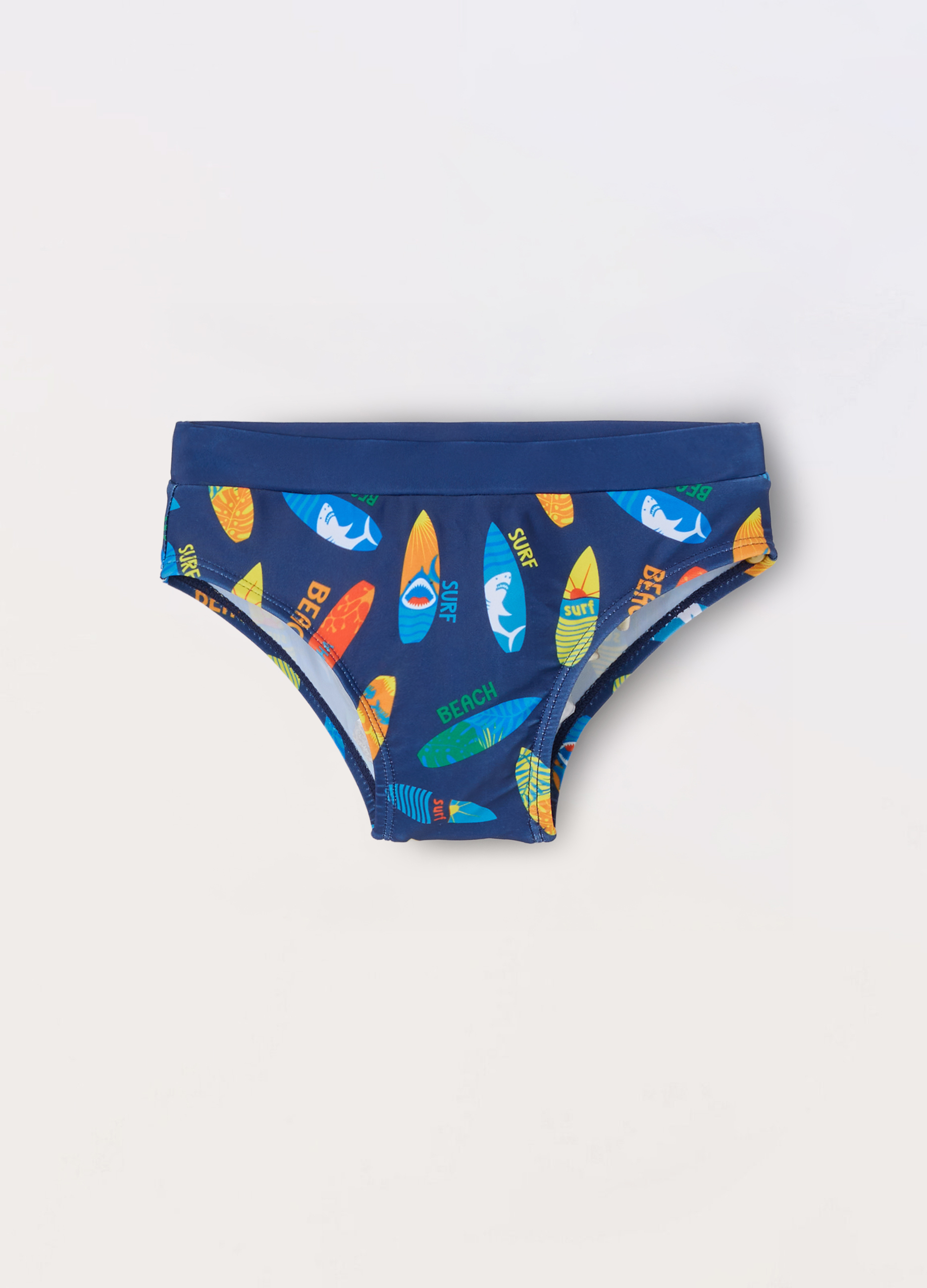 Blukids, Slip Costume Bambino, Unisex, Blu/Arancione, Taglia: 7-8