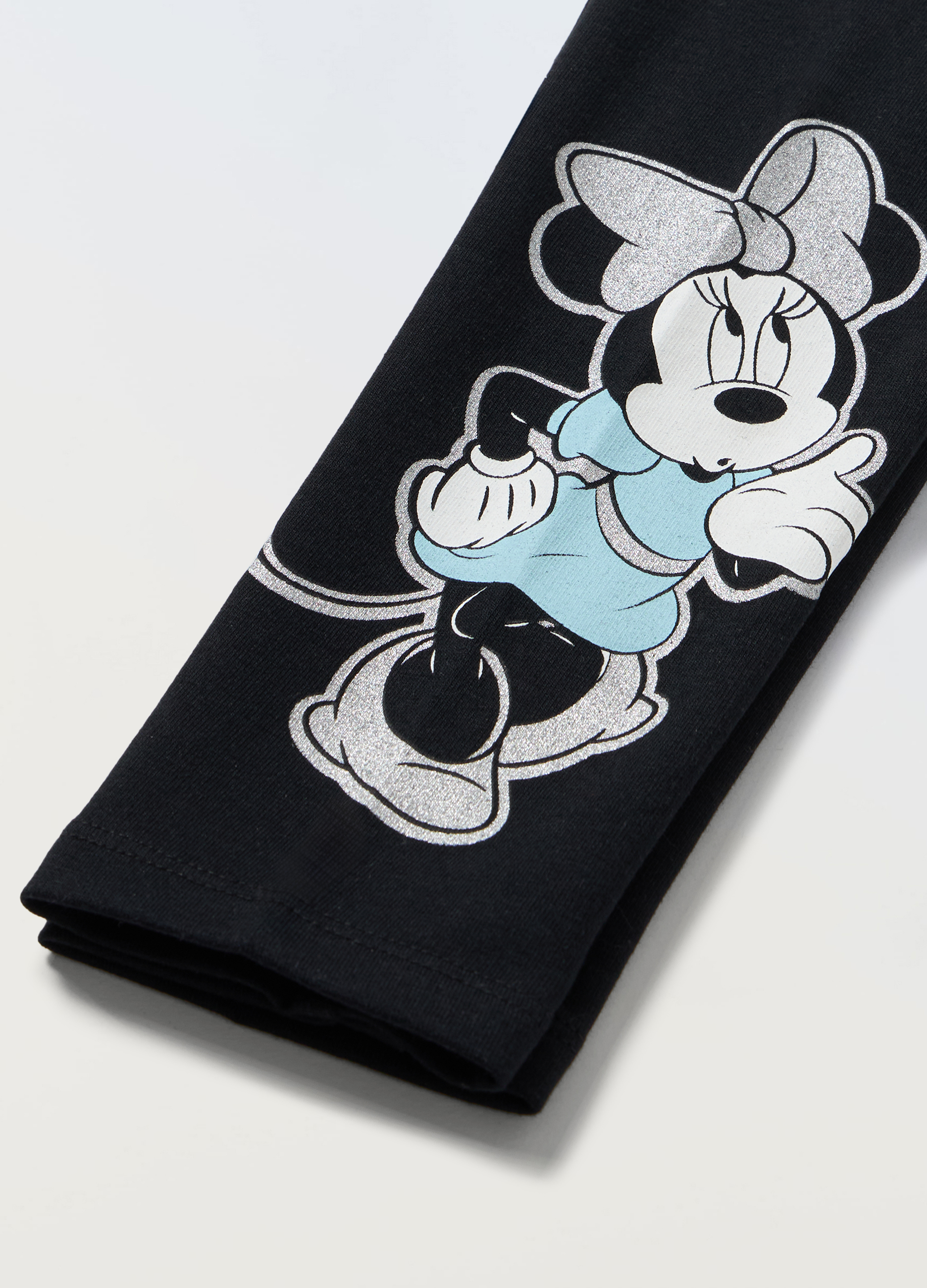 Blukids, Leggings In Cotone Stretch Bambina, Nero, Taglia: 8-9-image