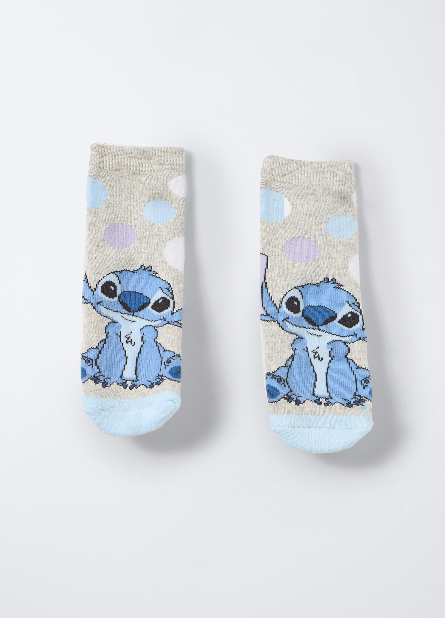 Disney , Calze Antiscivolo In Spugna Bambina, Grigio chiaro melange, Taglia: 31/33