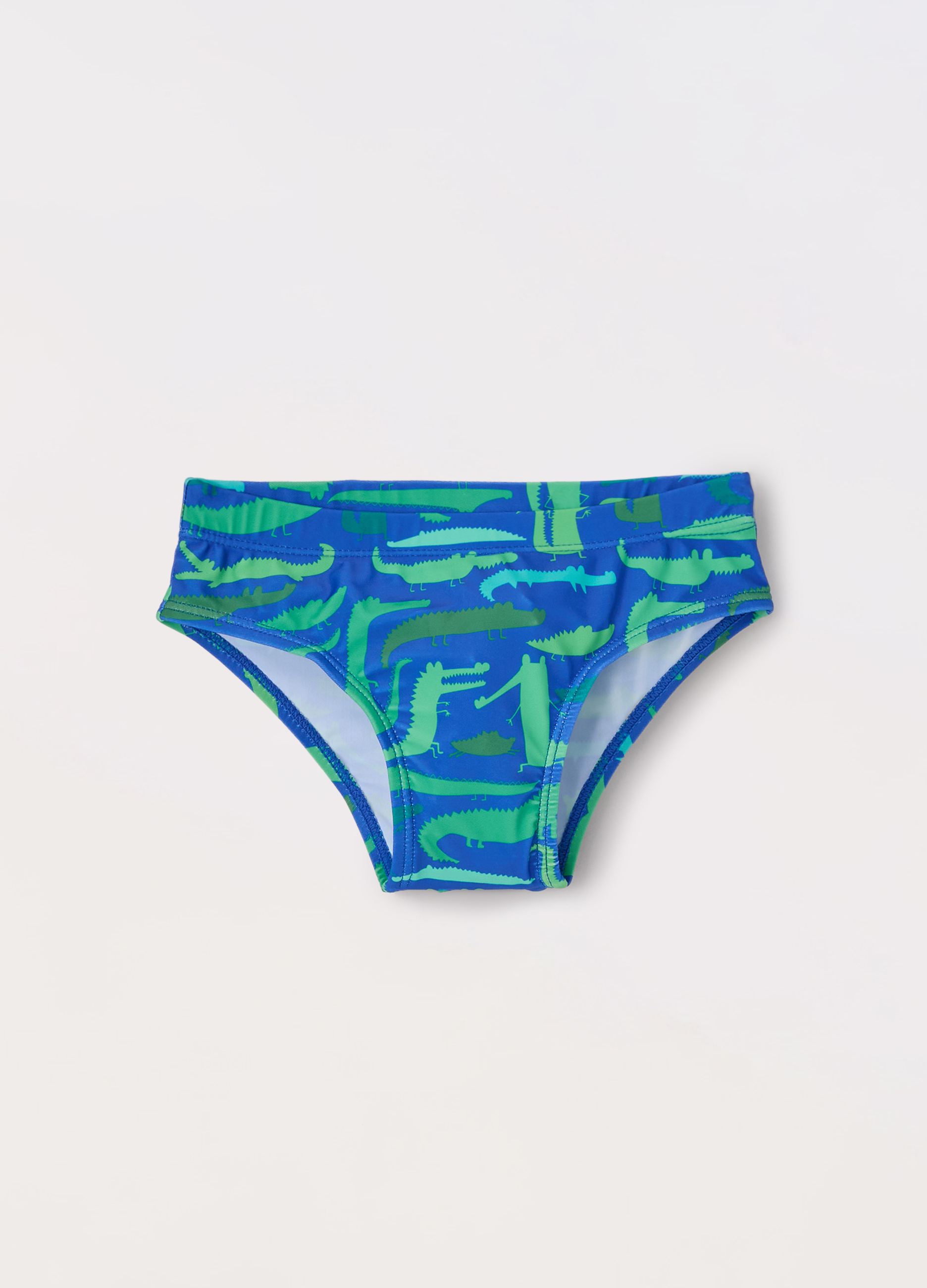 Blukids, Slip Costume Bambino, Unisex, Blu elettrico, Taglia: 3-4