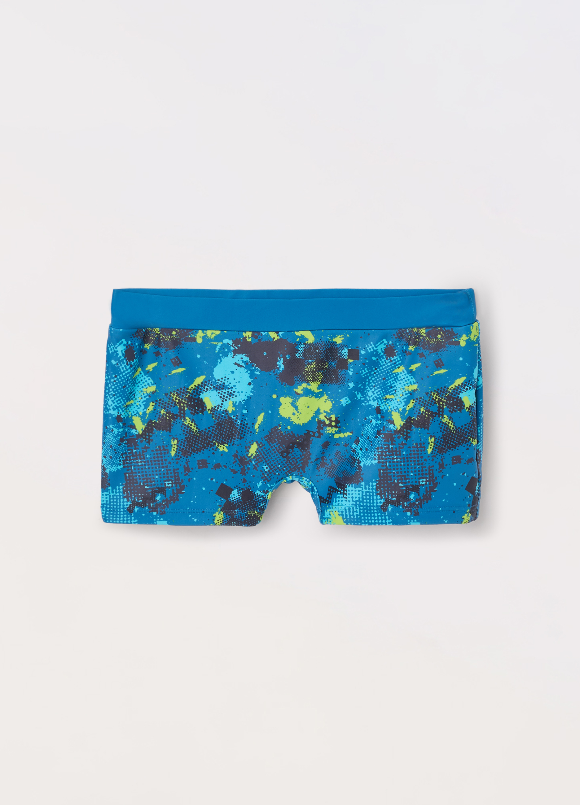 Blukids, Shorts Costume Ragazzo, Unisex, Blu stampa 1, Taglia: 13-14