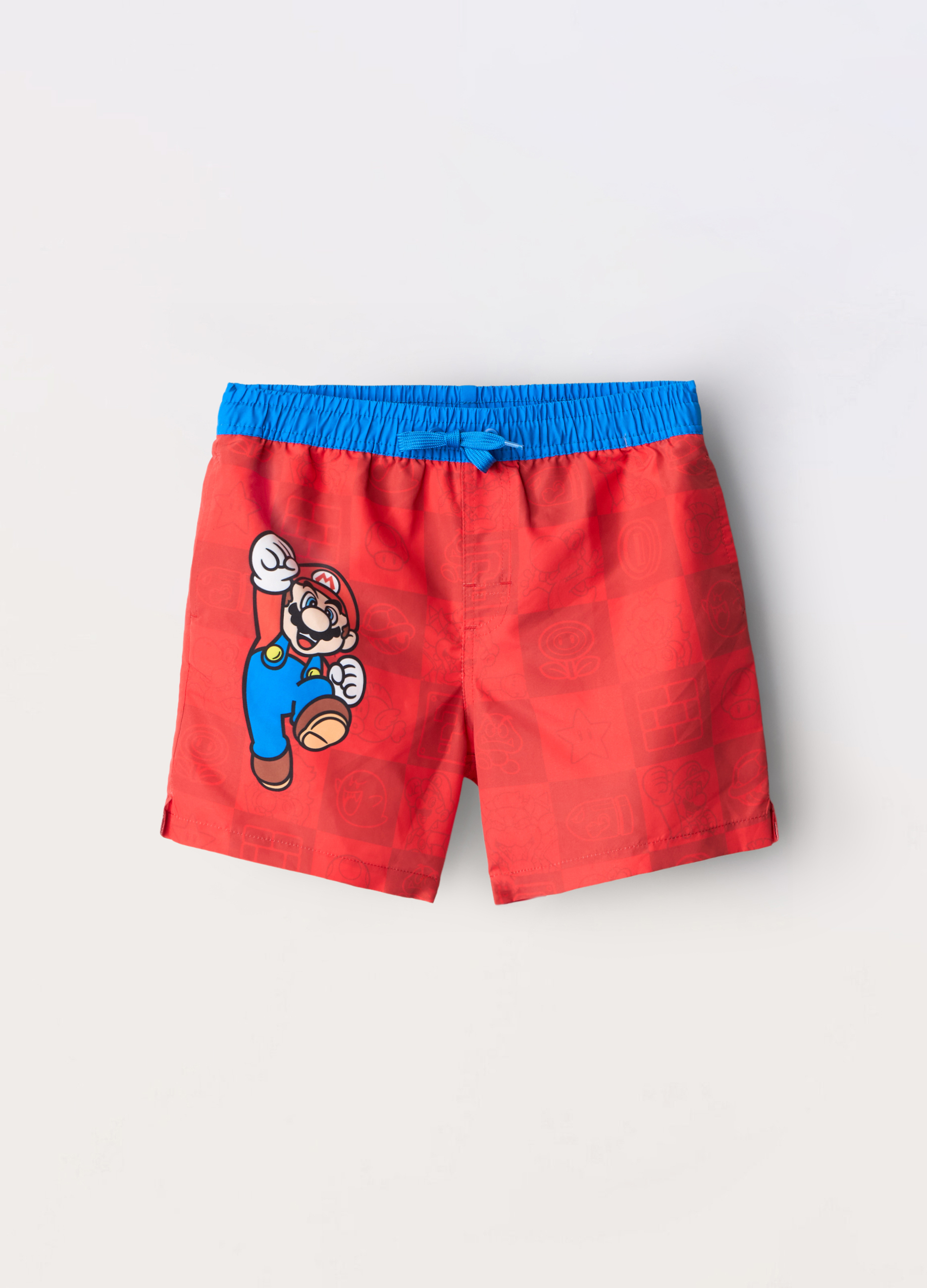 Blukids, Costume Boxer Bambino, Unisex, Rosso aragosta, Taglia: 7-8