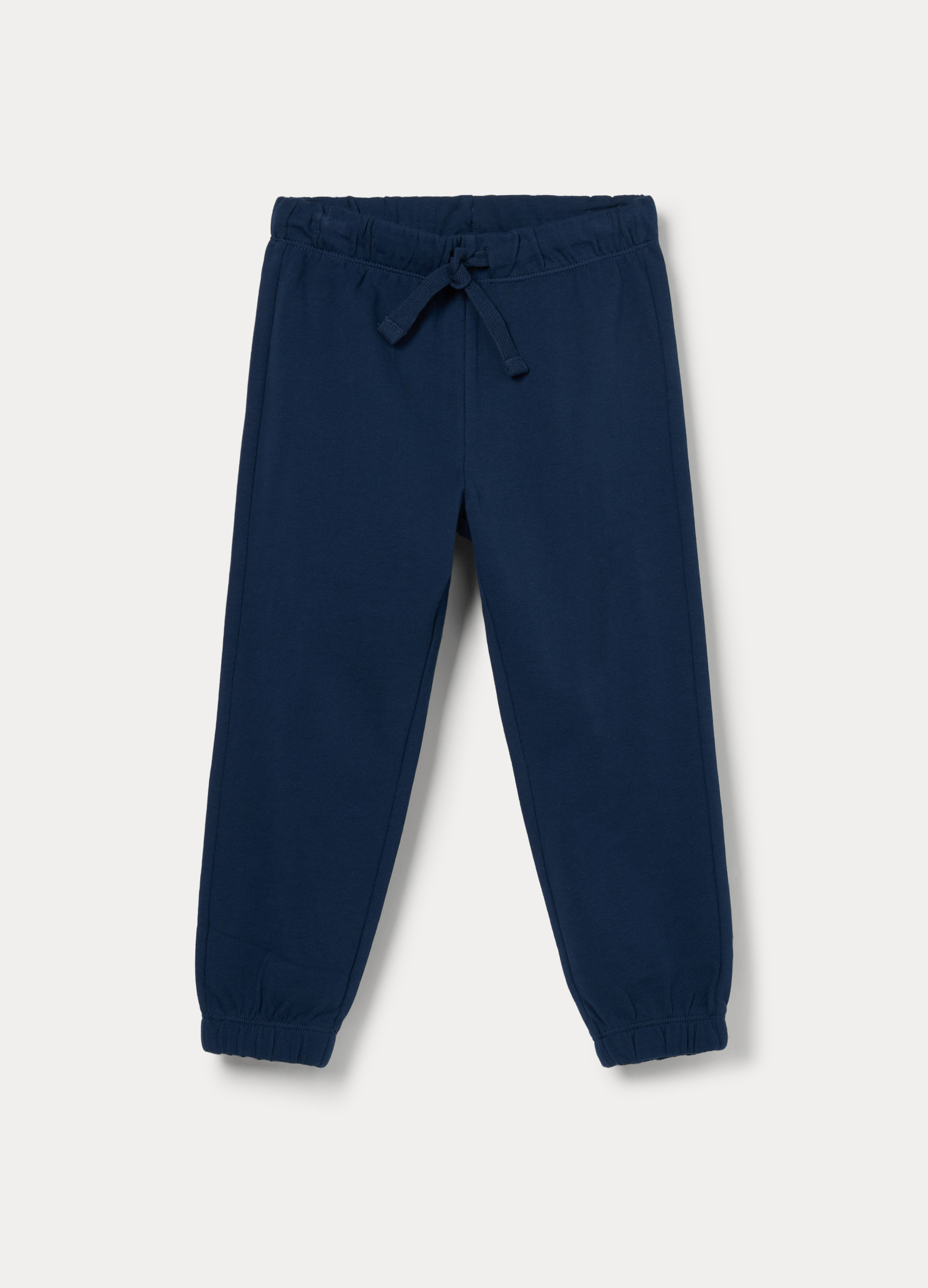 Blukids, Jogger In French Terry Di Puro Cotone Bambino, Blu Bluette, Taglia: 7-8