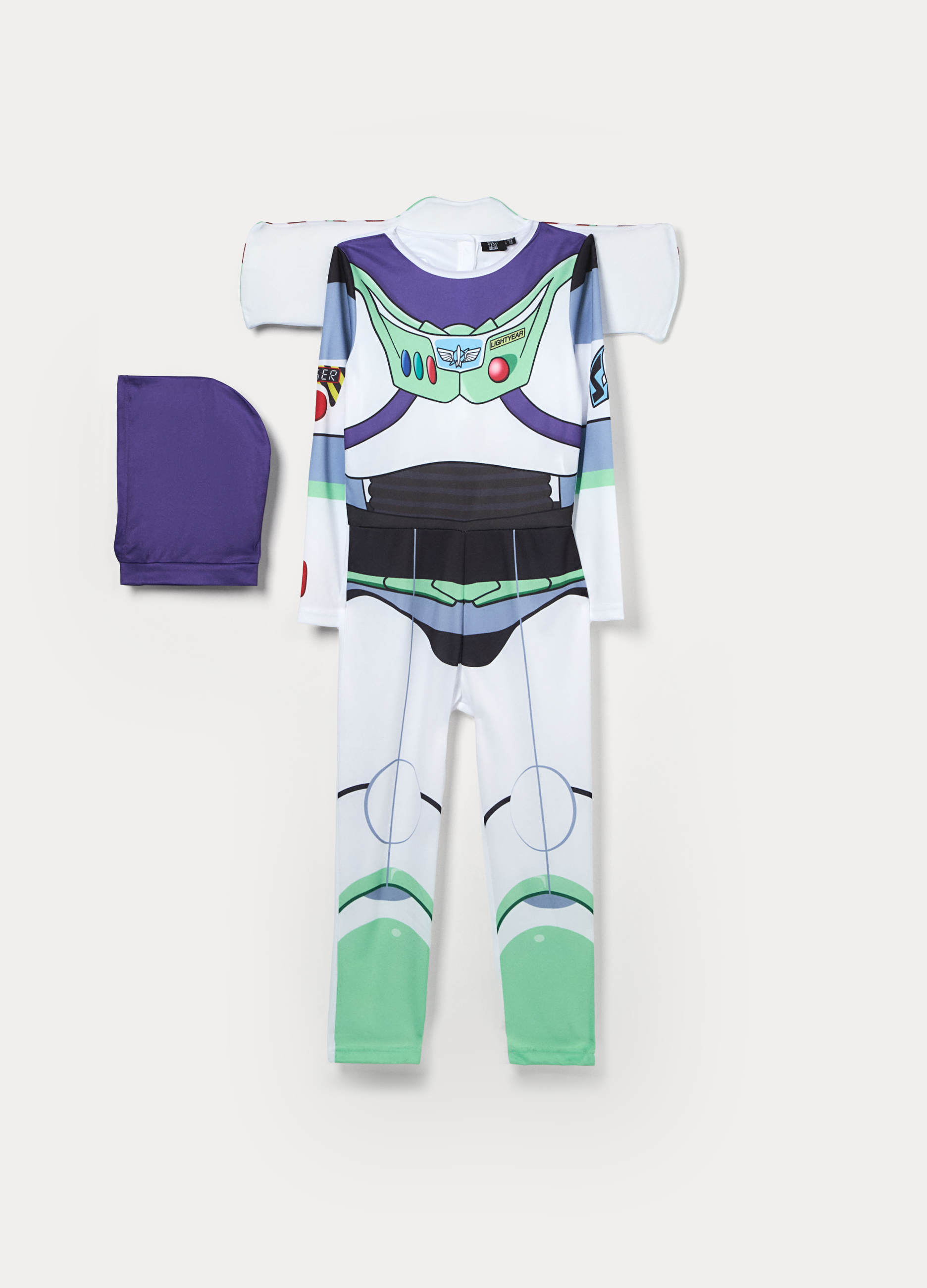 Blukids, Costume Intero Toy Story Bambino, Bianco, Taglia: 5-6