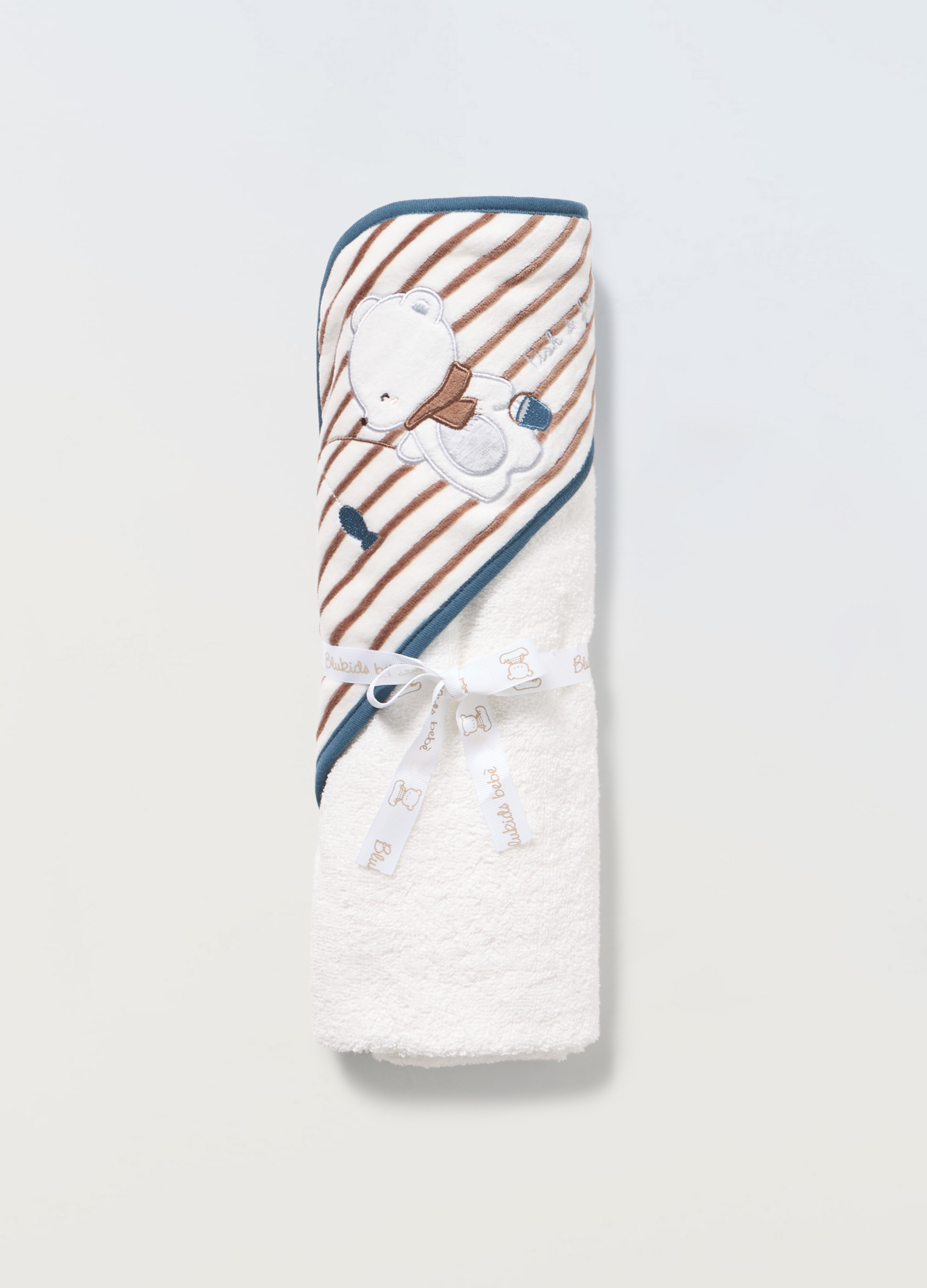 Blukids, Asciugamano Con Angolo Neonato, Blu Scuro, Taglia: T.U.-image