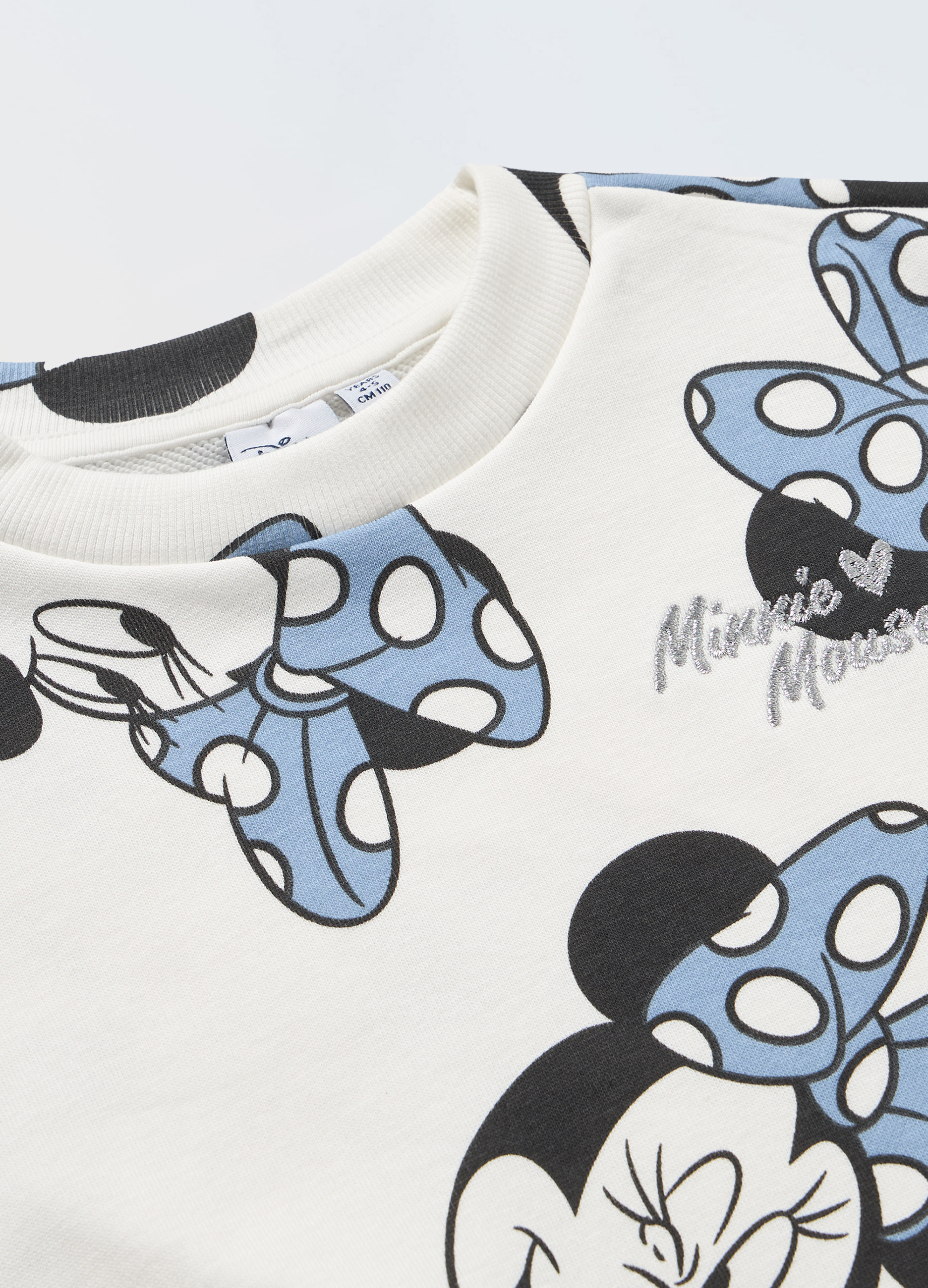 Blukids, Felpa In Misto Cotone Bambina, Bianco, Taglia: 7-8-image